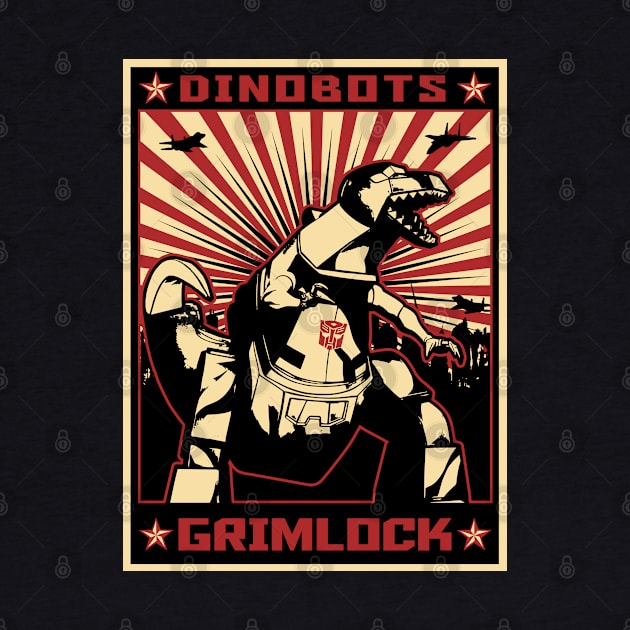 GRIMLOCK - Propaganda poster by ROBZILLA